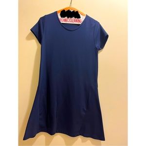 Zara navy blue t-shirt dress, size small